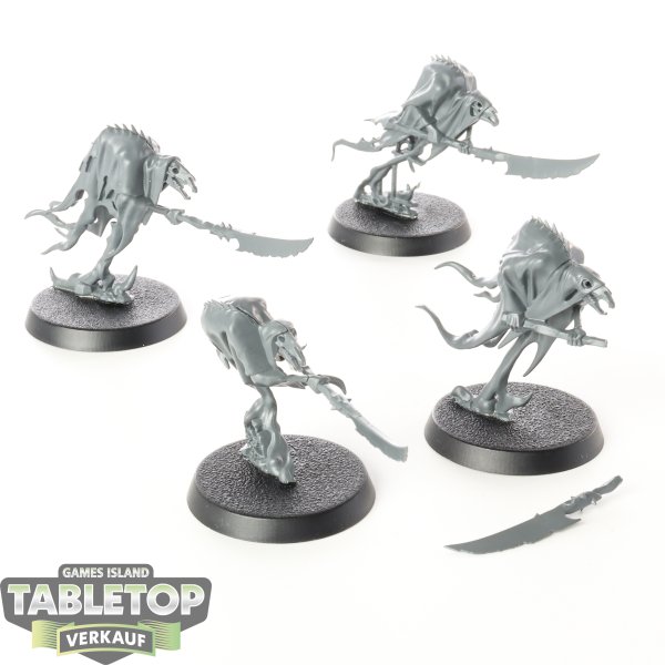 Nighthaunt - 4 x  Glaivewraith Stalkers - unbemalt