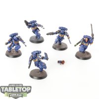 Ultramarines - 5 Assault Intercessors - bemalt