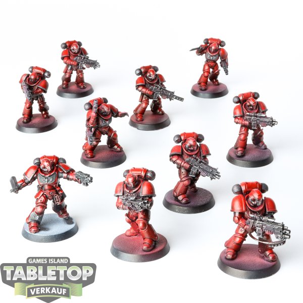 Space Marines - 10 x Primaris Intercessors - teilweise bemalt