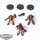 Space Marines - 3 x Primaris Inceptors - teilweise bemalt
