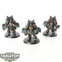 Space Marines - 3 Primaris Aggressors - teilweise bemalt