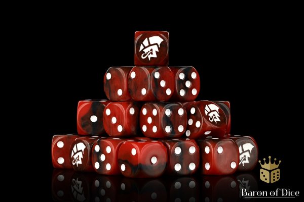 Baron of Dice - Savage Aliens 16mm Round Corner Dice (25)