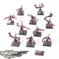 Chaos Daemons - 10 Pink Horrors of Tzeentch - teilweise...