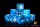 Baron of Dice - Frozen Cog 16mm Square Corner Dice (25)