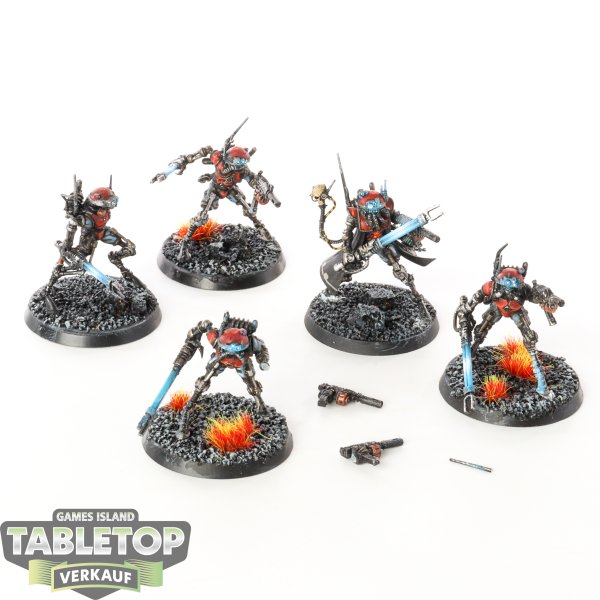 Adeptus Mechanicus - 5 Sicarian Infiltrators - gut bemalt