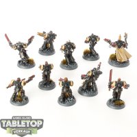 Black Templars - 10 x Primaris Crusader Squad - bemalt