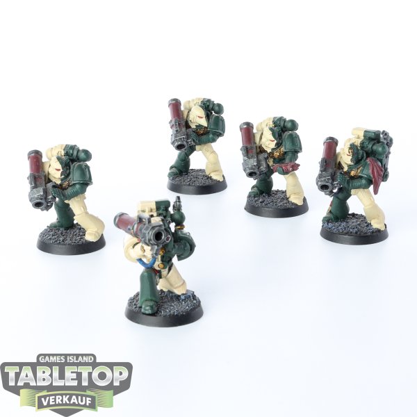 Space Marines - 5 Devastator - bemalt