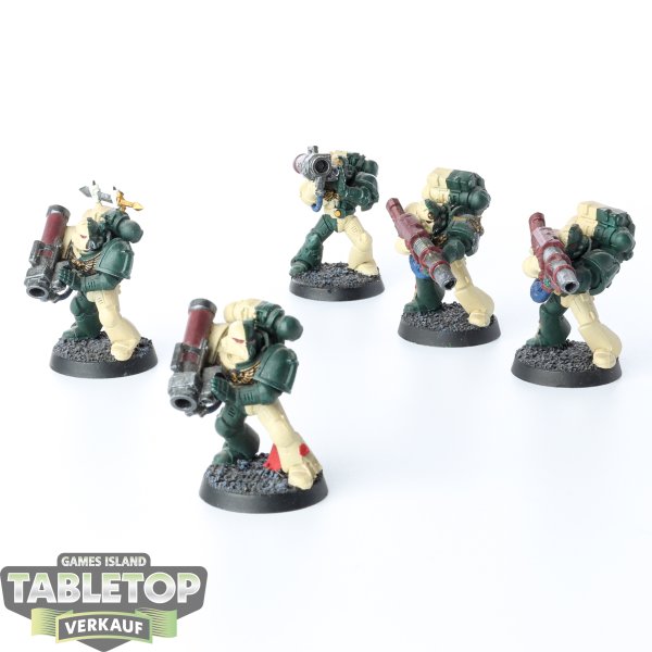 Space Marines - 5 Devastator - bemalt