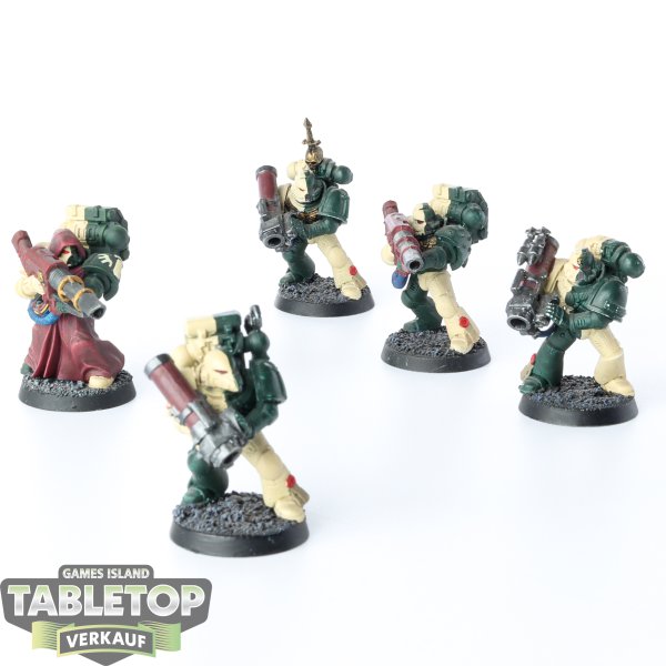 Space Marines - 5 Devastator - bemalt