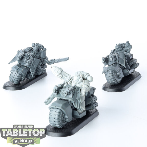 Dark Angels - 3 Biker - unbemalt