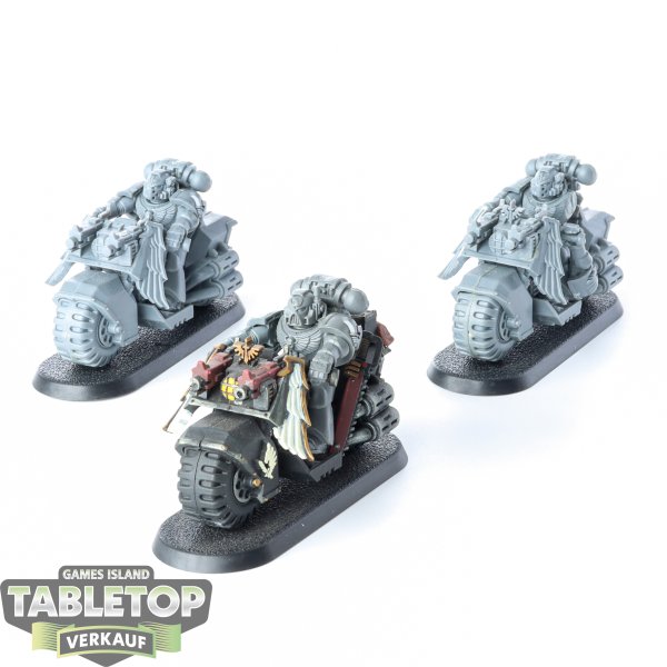 Dark Angels - 3 Biker - unbemalt