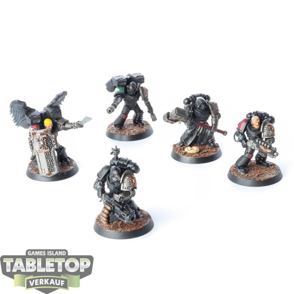 Deathwatch - 5 Veterans - bemalt