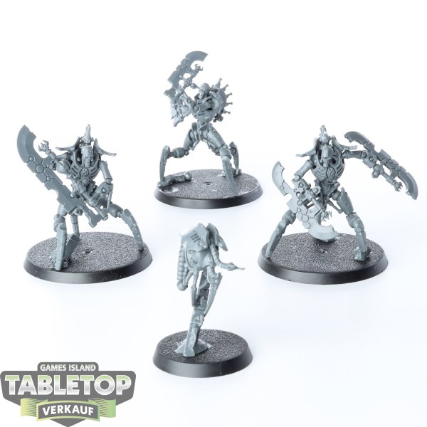 Necrons - 3 x Skorpekh Destroyers & Plasmacyte - unbemalt