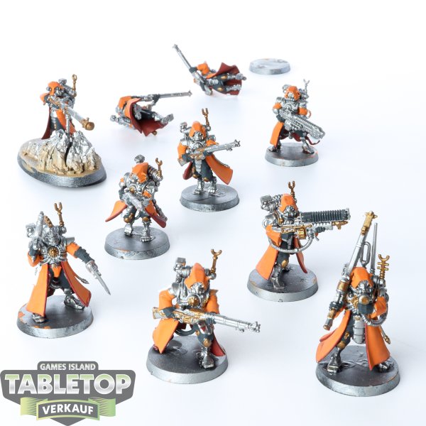 Adeptus Mechanicus - 10 x Skitarii Rangers - bemalt