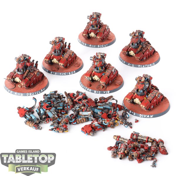 Adeptus Mechanicus - 6x Kataphron Destroyers - bemalt