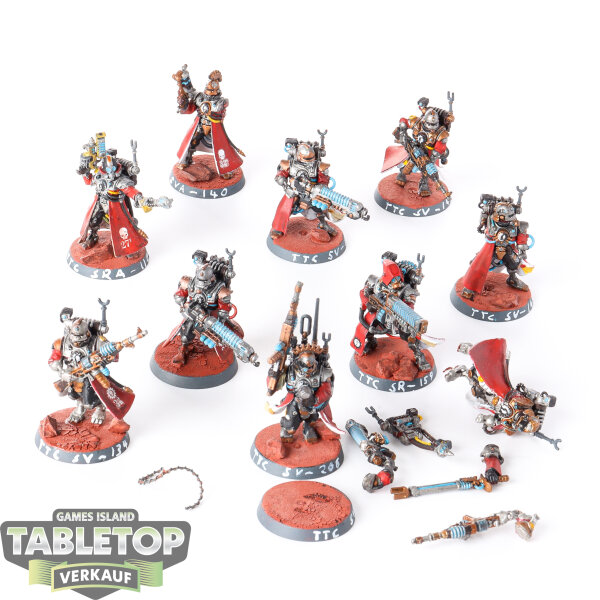 Adeptus Mechanicus - 10x Skitarii Vanguard - bemalt