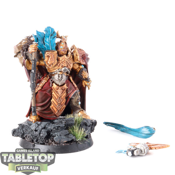 Adeptus Custodes - Captain-General Trajann Valoris - bemalt