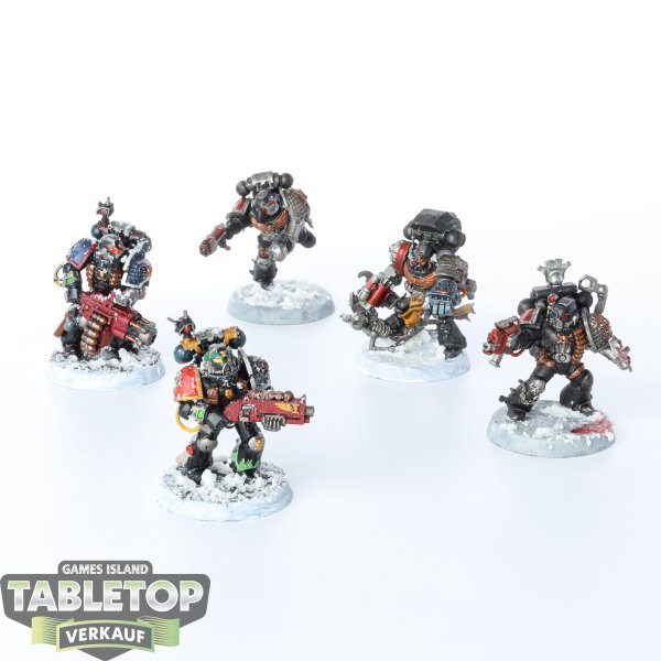 Deathwatch - 5 x Veterans - bemalt