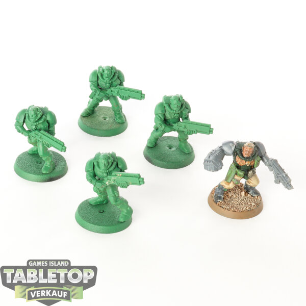 Space Marines - 5 Scouts klassisch - grundiert