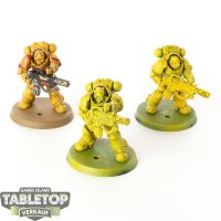 Space Marines - 3 x Primaris Eradicators - teilweise bemalt