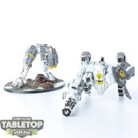 Tau Empire - XV104 Riptide Battlesuit - teilweise bemalt