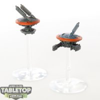 Tau Empire - 2 Tactical Drones - bemalt