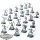 HdR Figuren - Gut - 22 x Warriors of Minas Tirith - teilweise bemalt