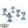 Space Marines - 5 x Assault Squad klassisch - teilweise bemalt