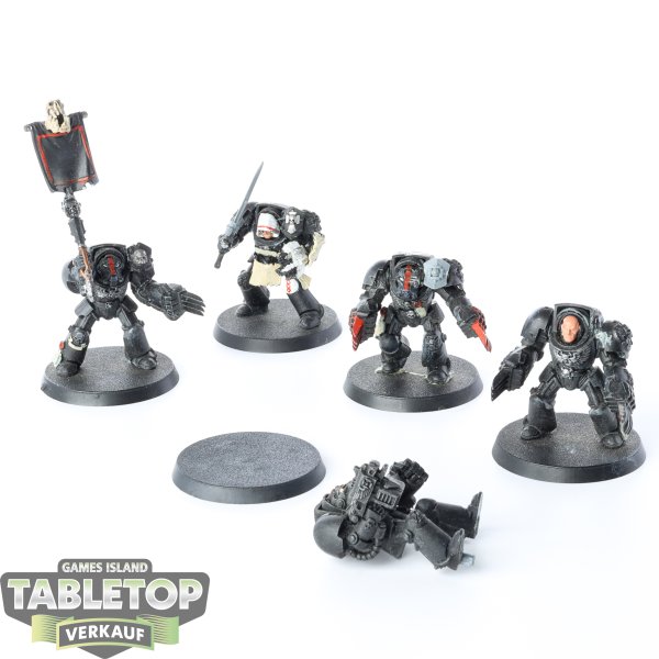 Space Marines - 5 x Terminator Assault Squad - teilweise bemalt