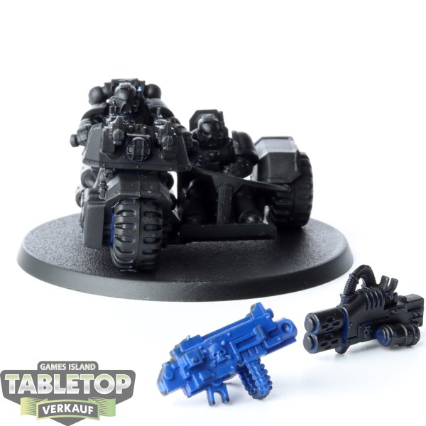 Space Marines - Attack Bike - grundiert