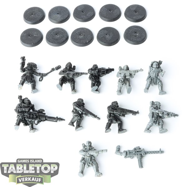 Genestealer Cults - 10 x Neophyte Hybrids - teilweise bemalt