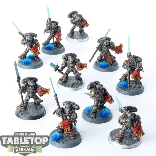 Grey Knights - 10 x Grey Knights Strike Squad - bemalt