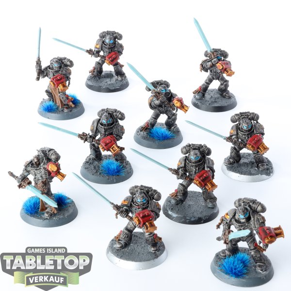 Grey Knights - 10 x Grey Knights Strike Squad - bemalt