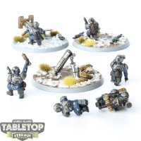 Astra Militarum - 3 x Heavy Weapons Squad klassisch - bemalt