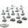 Necrons - 10x Necron Warriors & 3x Scarab Swarm - unbemalt