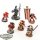 Space Marines - 6x Diverse Modelle - teilweise bemalt