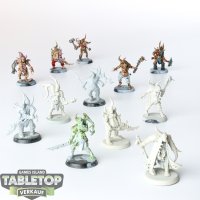 Death Guard - 12x Poxwalkers - teilweise bemalt