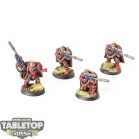 Space Marines - 4x Scouts - klassisch - bemalt