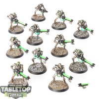 Necrons - 10x Necron Warriors & 1x Scarab - klassisch...