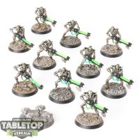 Necrons - 11x Necron Warriors - klassisch - bemalt