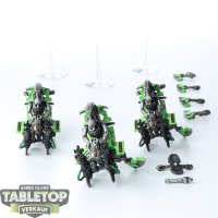 Necrons - 3x Tomb Blades - bemalt