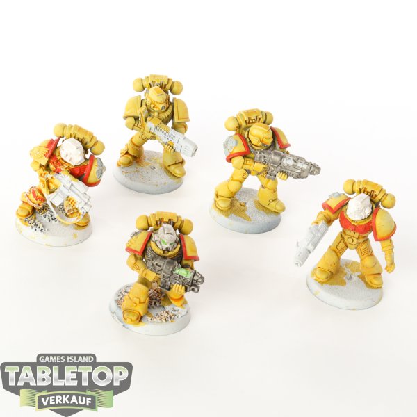 Space Marines - 5x Sternguard Veteran Squad - klassisch - teilweise bemalt