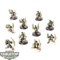 Orc & Goblin Tribes - 10x Goblin Archer - bemalt