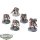 Space Marines - 5x Terminators - klassisch - bemalt