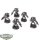 Space Marines - 5x Assault Squad - klassisch - teilweise bemalt