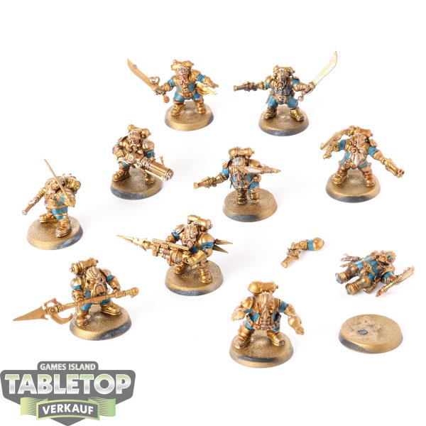 Kharadron Overlords - 10x Arkanaut Company - grundiert