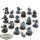 Space Wolves - 15x Blood Claws - teilweise bemalt