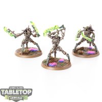 Necrons - 3x Skorpekh Destroyers - bemalt