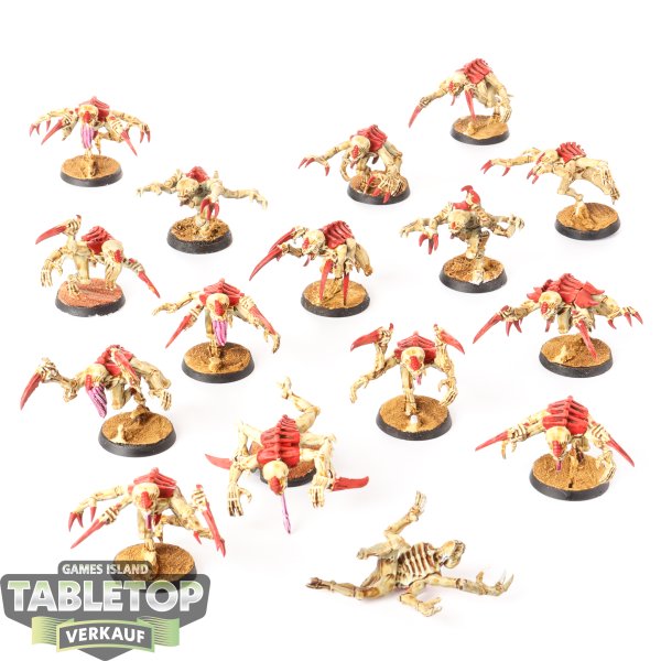 Tyraniden - 16 Genestealers - bemalt