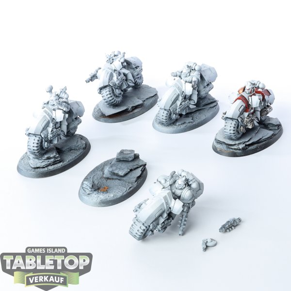 Horus Heresy - 5x Legion MKIV Outrider - teilweise bemalt